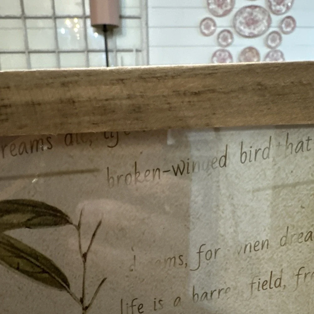 NWT Ashland Birds WARM HERITAGE Wall Decor SPRING PRINTEMPS 9.3 X 13.3